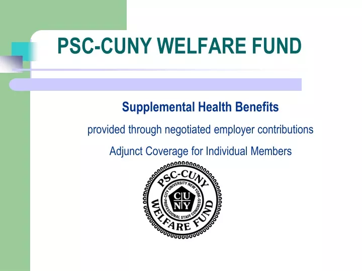 psc cuny welfare fund