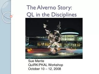The Alverno Story: QL in the Disciplines