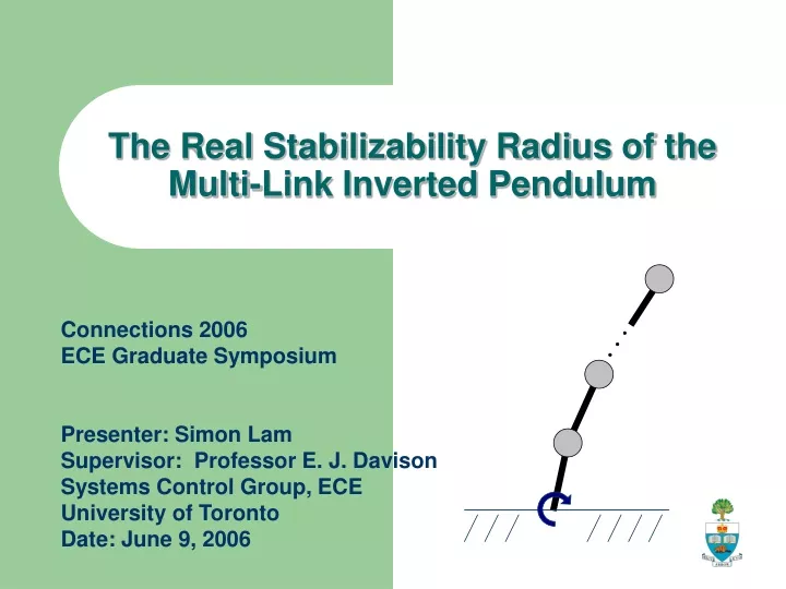 the real stabilizability radius of the multi link inverted pendulum