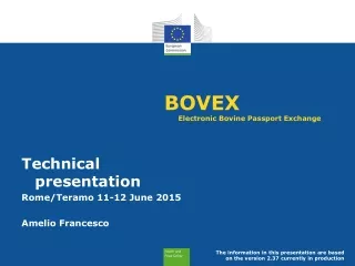 BOVEX Electronic Bovine Passport Exchange