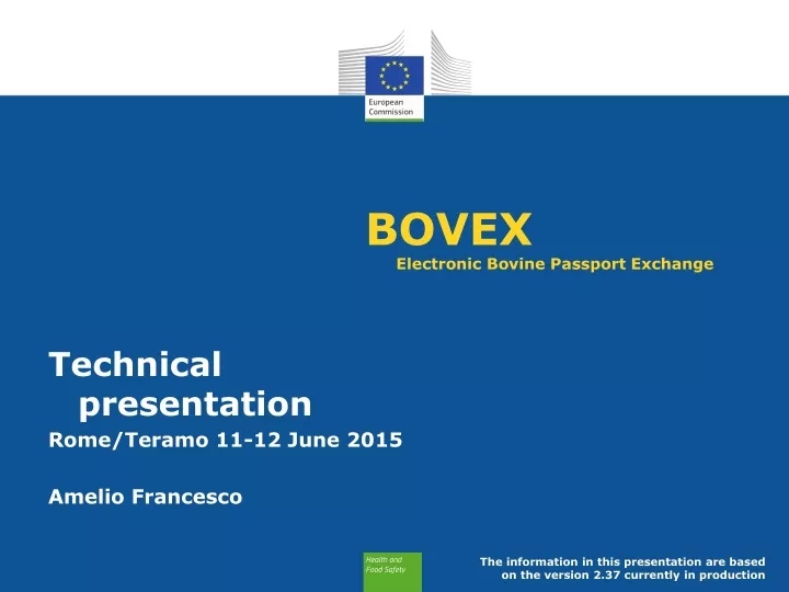 bovex electronic bovine passport exchange