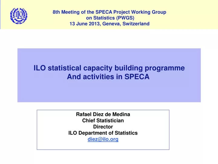 ilo statistical capacity building programme