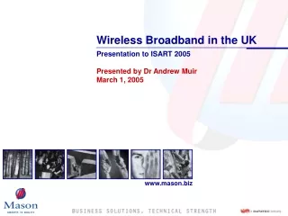Wireless Broadband in the UK