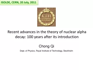 Recent advances in the theory of nuclear alpha decay: 100 years after its introduction