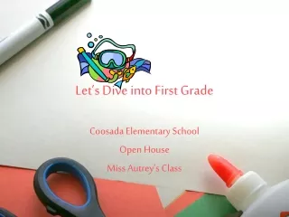 Let’s Dive into First Grade