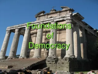 Foundations  of  Democracy