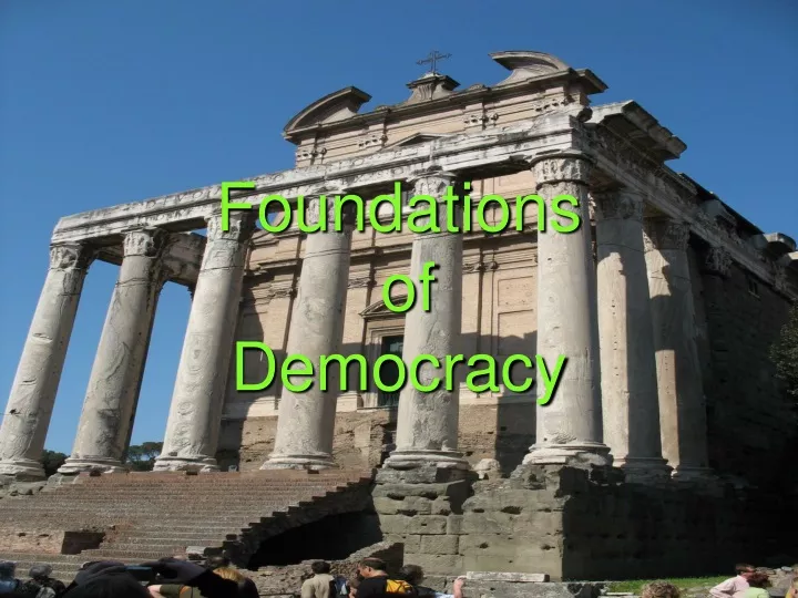 foundations of democracy