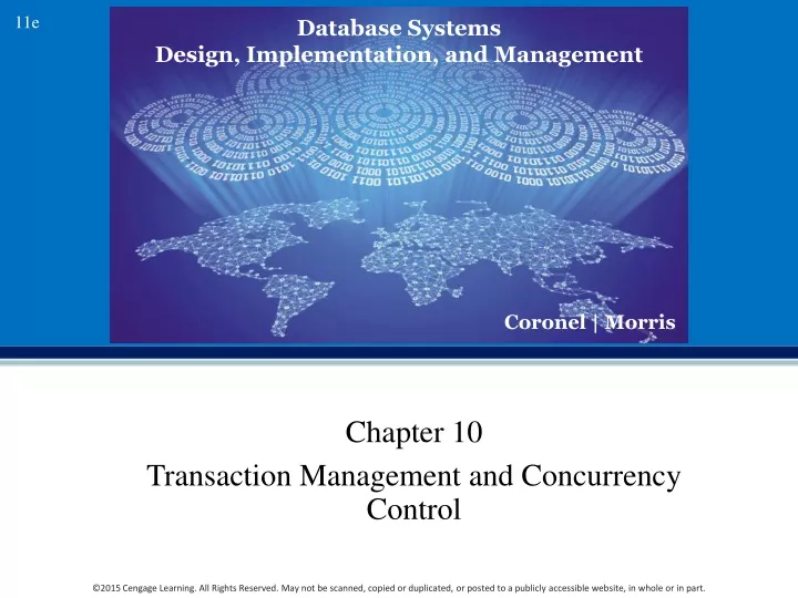 chapter 10 transaction management and concurrency control