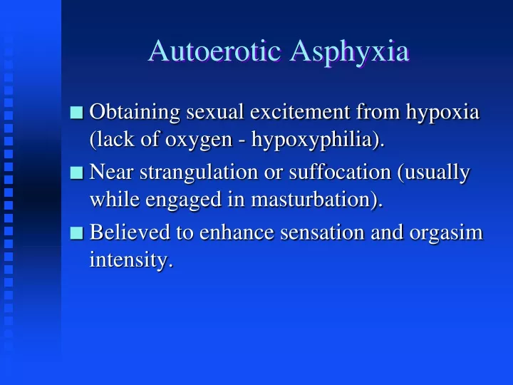 autoerotic asphyxia