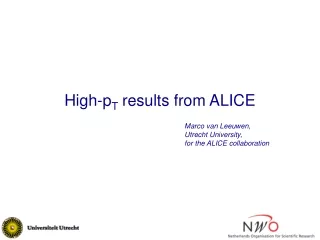 High-p T  results from ALICE