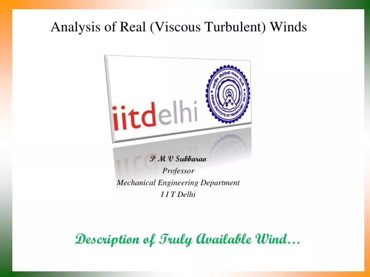 analysis of real viscous turbulent winds