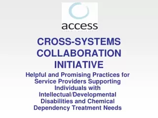 CROSS-SYSTEMS COLLABORATION INITIATIVE