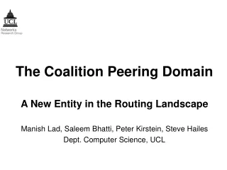 The Coalition Peering Domain