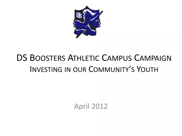 ds boosters athletic campus campaign investing in our community s youth