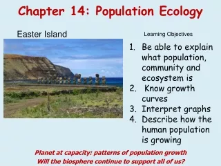Chapter 14: Population Ecology