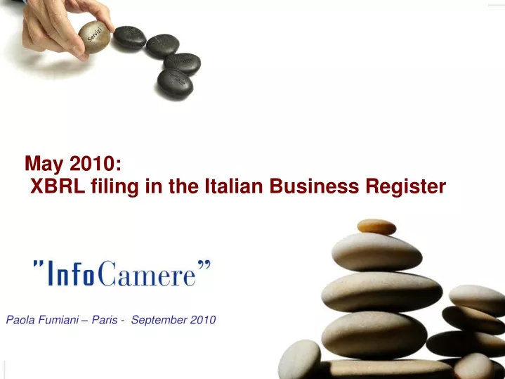 may 2010 xbrl filing in the italian business