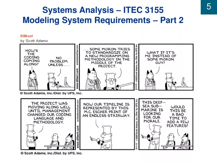 systems analysis itec 3155 modeling system requirements part 2