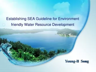 Establishing SEA Guideline for Environment friendly Water Resource Development