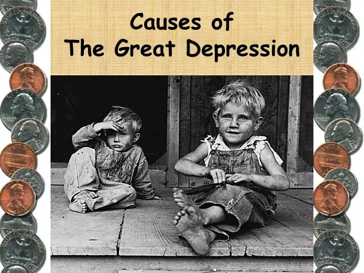 causes of the great depression