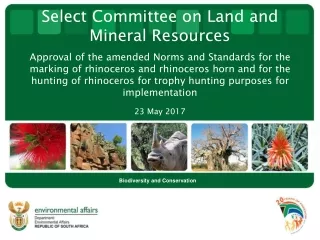 Select Committee on Land and Mineral Resources