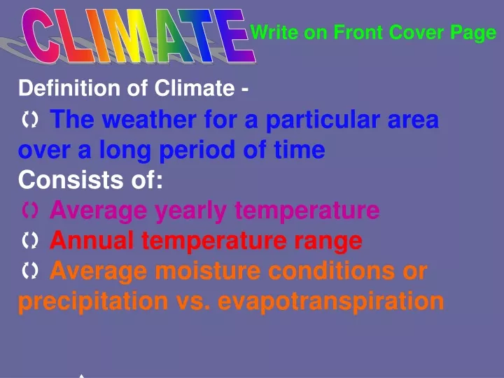 climate