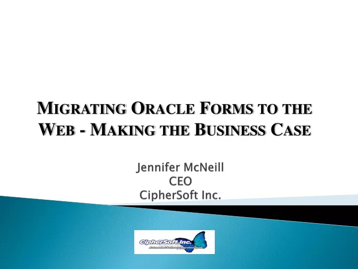 jennifer mcneill ceo ciphersoft inc