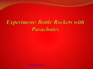 Experiment: Bottle Rockets with Parachutes