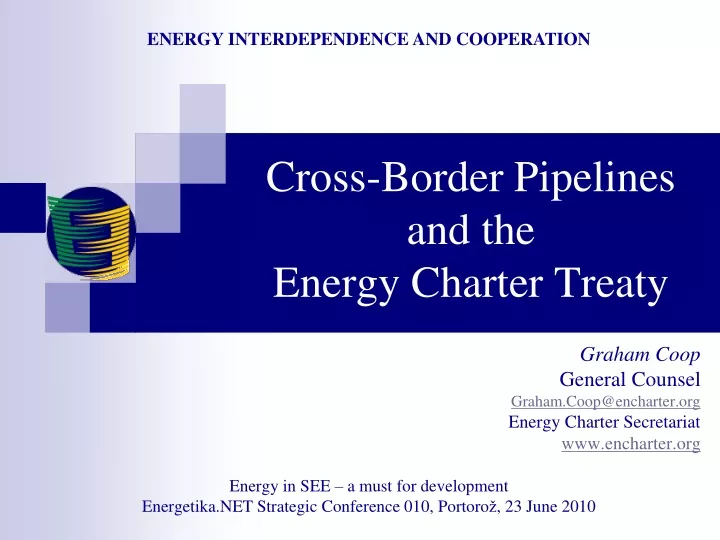 cross border pipelines and the energy charter treaty