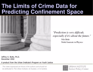 The Limits of Crime Data for Predicting Confinement Space