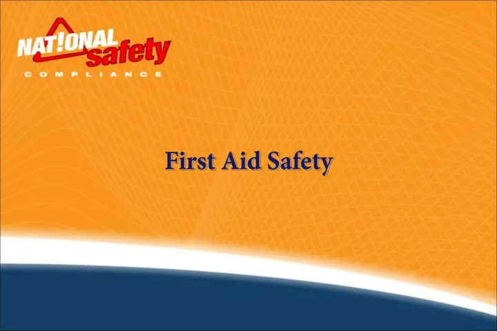 first aid safety