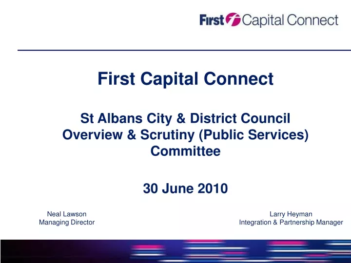 first capital connect st albans city district