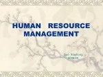 HUMAN   RESOURCE MANAGEMENT - slide 1