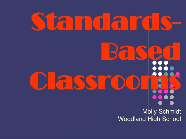 standards based classrooms
