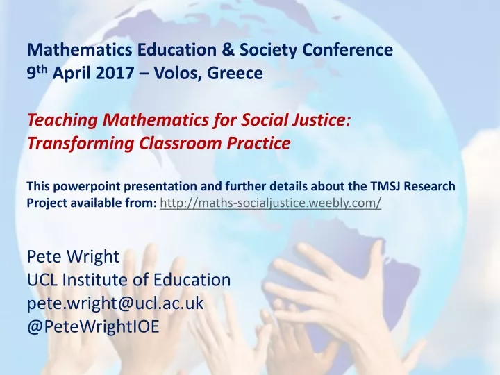 mathematics education society conference