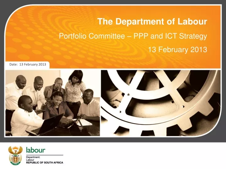 the department of labour portfolio committee