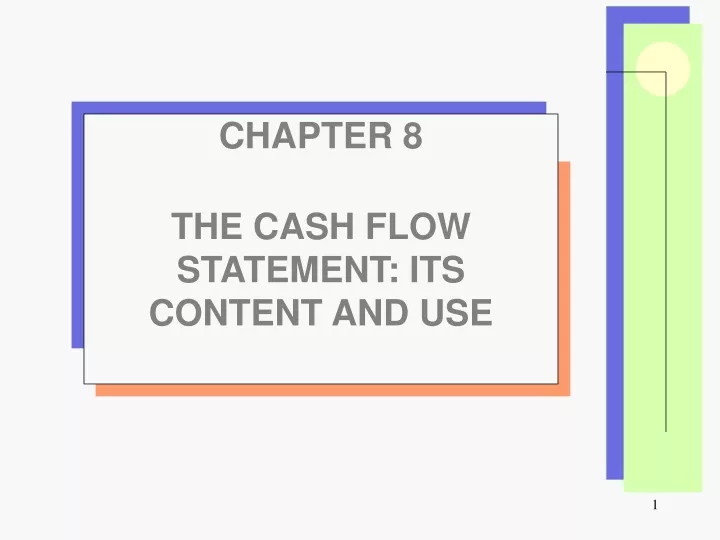 chapter 8 the cash flow statement its content