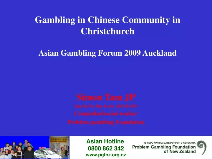 gambling in chinese community in christchurch asian gambling forum 2009 auckland