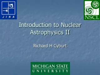 Introduction to Nuclear Astrophysics II