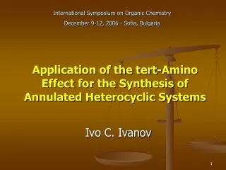 Application of the tert-Amino Effect for the Synthesis of Annulated Heterocyclic Systems