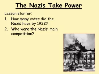 The Nazis Take Power
