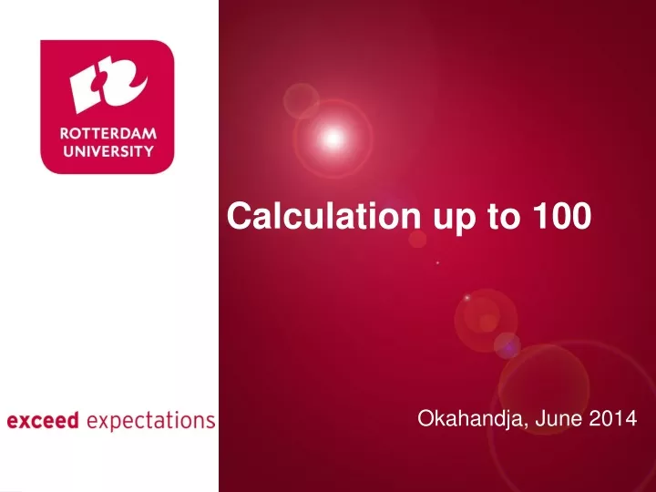 calculation up to 100