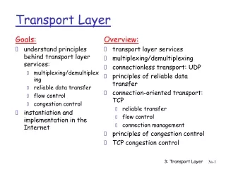 Transport Layer