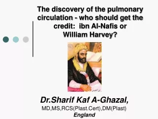 Dr.Sharif Kaf A-Ghazal, MD,MS,RCS(Plast.Cert),DM(Plast) England