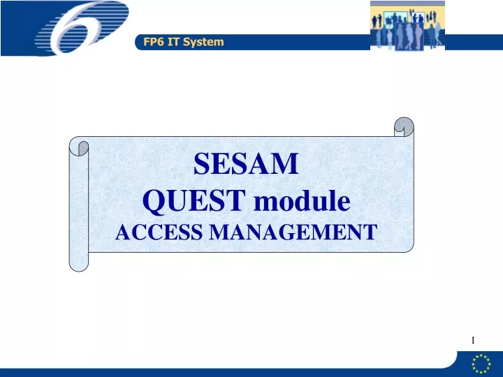 sesam quest module access management
