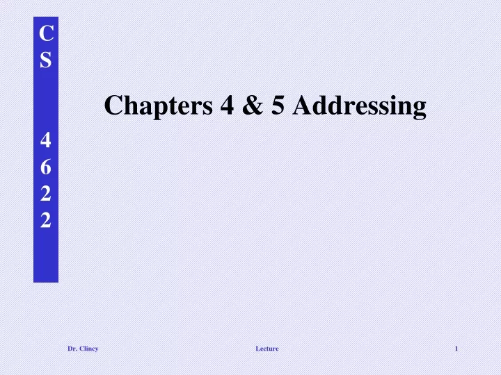 chapters 4 5 addressing