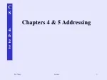 Chapters 4 &amp; 5 Addressing - slide 1