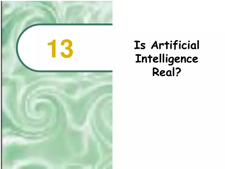 is artificial intelligence real