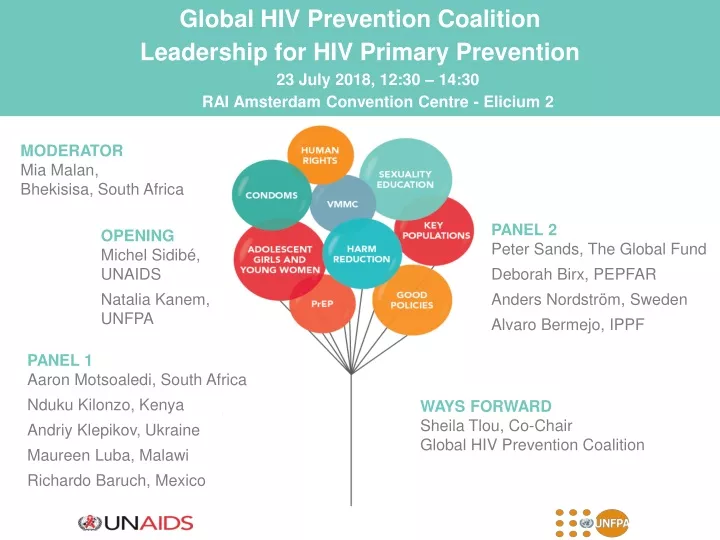 global hiv prevention coalition leadership