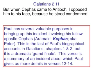 Galatians 2:11