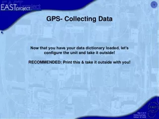 GPS- Collecting Data